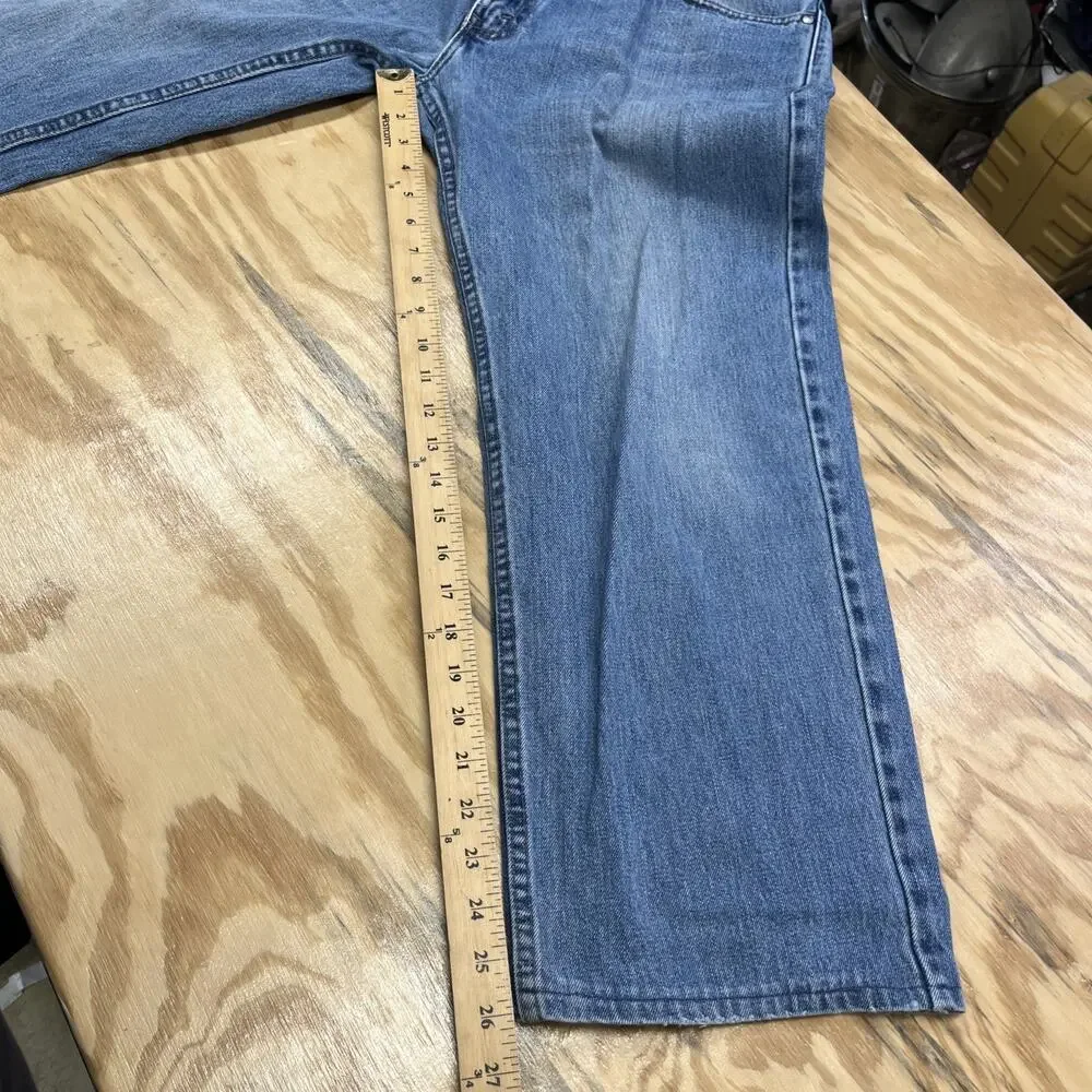 Vtg Levis Silver Tab Relaxed Straight Loose Jeans Mens 34X26 USA Made 90s Y2K
